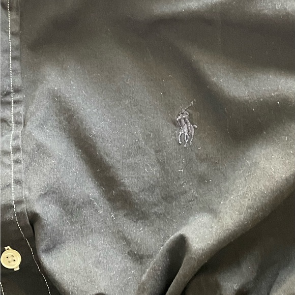 One-of-a-kind Remade Polo Crop Top/Skirt Two-Piece Set - Picture 3 of 6